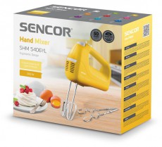 Sencor SHM 5406YL kézi mixer - sárga Konyhai termékek - Konyhai kisgép (előkészítés / feldolgozás) - Kézi mixer - 463165