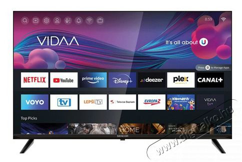 Sencor SLE 32S700TCS HD SMART LED TV Televíziók - LED televízió - 1080p Full HD felbontású - 473493