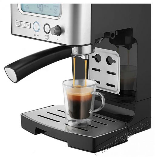 Sencor SES 4090SS Espresso kávéfőző Konyhai termékek - Kávéfőző / kávéörlő / kiegészítő - Automata kávéfőző - 476531