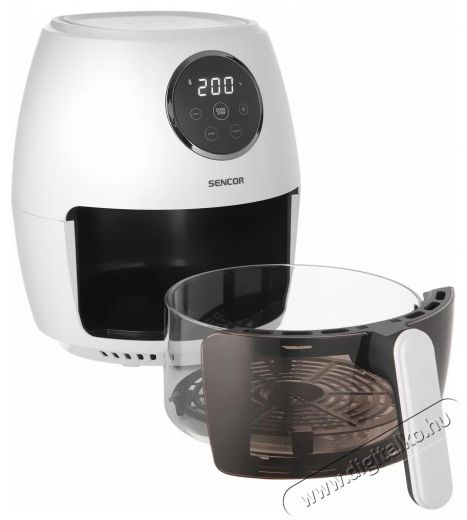 Sencor SFR 5340WH Air Fryer Konyhai termékek - Konyhai kisgép (sütés / főzés / hűtés / ételkészítés) - Légkeveréses főzőgép / elektromos kukta / multifunkciós sütő - 476533