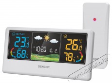 Sencor SWS 4100 W IDŐJÁRÁS ÁLLOMÁS Háztartás / Otthon / Kültér - Lakásfelszerelés - Időjárás állomás - 493396