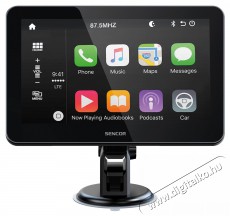 Sencor SCT M750BWT Vezeték nélküli CarPlay és Android autós kijelző tolatókamerával Autóhifi / Autó felszerelés - Autós monitor / DVD - Autós monitor / DVD - 493016
