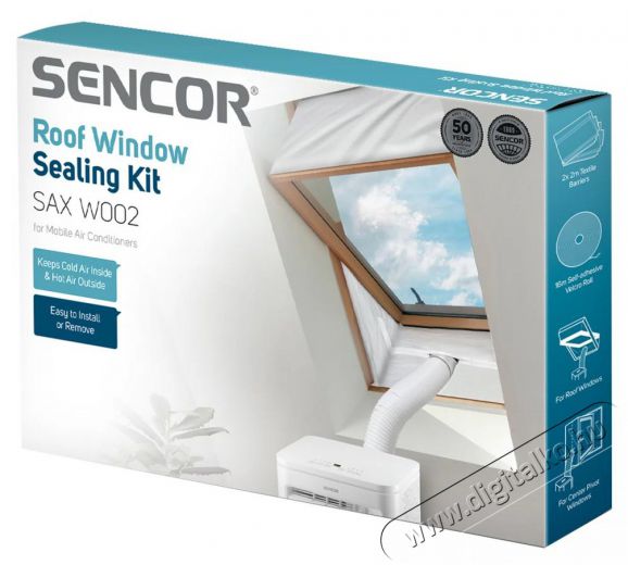 Sencor SAX W002 Ablaktömítés készlet Háztartás / Otthon / Kültér - Ventilátor / Légkondicionáló - Kiegészítő - 495657