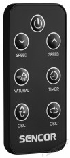 Sencor SFN 3040BK Smart álló ventilátor Háztartás / Otthon / Kültér - Ventilátor / Légkondicionáló - Álló / padló ventilátor - 495783