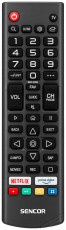 Sencor SLE 43Q870TCSB Q-SERIES TV Televíziók - LED televízió - UHD 4K felbontású - 499311