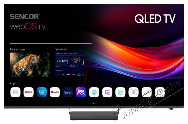 Sencor SLE 55Q870TCSB Q-SERIES TV Televíziók - LED televízió - UHD 4K felbontású - 499313