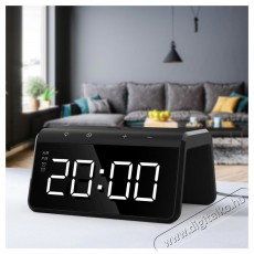 Sencor SDC 7900 Qi ébresztőóra töltővel Háztartás / Otthon / Kültér - Óra - Ébresztőóra - 376699