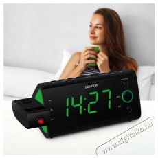 Sencor SRC 330GN Rádiós ébresztőóra - zöld Audio-Video / Hifi / Multimédia - Rádió / órás rádió - Ébresztőórás rádió - 274595