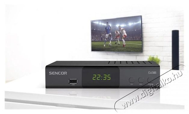 Sencor SDB 5007T DVB-T2 fekete belt&eacute;ri egys&eacute;g Tv kieg&eacute;sz&iacute;tők - DVB-T belt&eacute;ri egys&eacute;g - Set-Top-Box - 500103