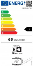 Sencor SLE 55US802TCSB UHD SMART TV Televíziók - LED televízió - UHD 4K felbontású - 495236