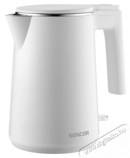 Sencor SWK 0155WH 1,0L-es fehér vízforraló Konyhai termékek - Vízforraló / teafőző - 502160