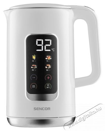 Sencor SWK 0950WH 1,7L-es fehér vízforraló Konyhai termékek - Vízforraló / teafőző - 502162