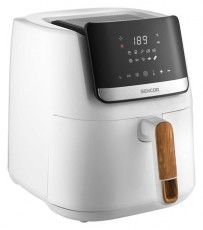 Sencor SFR 6551WH FORRÓLEVEGŐS SÜTŐ 6,5 L Konyhai termékek - Konyhai kisgép (sütés / főzés / hűtés / ételkészítés) - Légkeveréses főzőgép / elektromos kukta / multifunkciós sütő - 502878