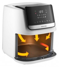Sencor SFR 6551WH FORRÓLEVEGŐS SÜTŐ 6,5 L Konyhai termékek - Konyhai kisgép (sütés / főzés / hűtés / ételkészítés) - Légkeveréses főzőgép / elektromos kukta / multifunkciós sütő - 502878