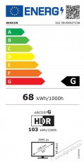 Sencor SLE 50US802TCSB UHD SMART TV Televíziók - LED televízió - UHD 4K felbontású - 495235