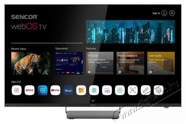 Sencor 50  SLE 50US850TCSB Televíziók - LED televízió - UHD 4K felbontású - 506061