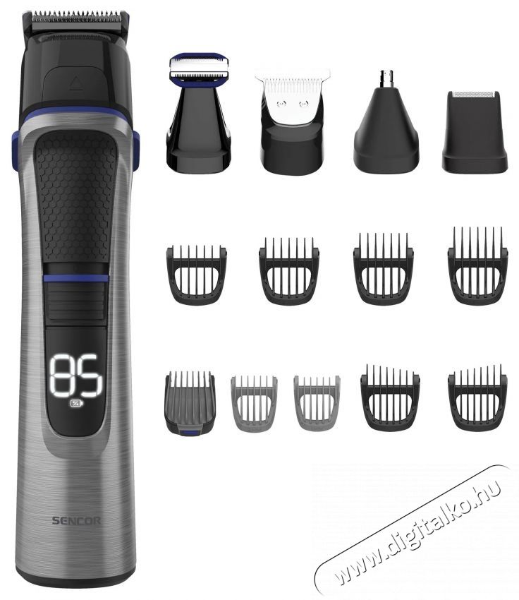 Sencor SHP 8500BK Sz&eacute;ps&eacute;g&aacute;pol&aacute;s / Eg&eacute;szs&eacute;g - Haj&aacute;pol&aacute;s - Haj / szak&aacute;ll v&aacute;g&oacute;, ny&iacute;r&oacute; - 512309