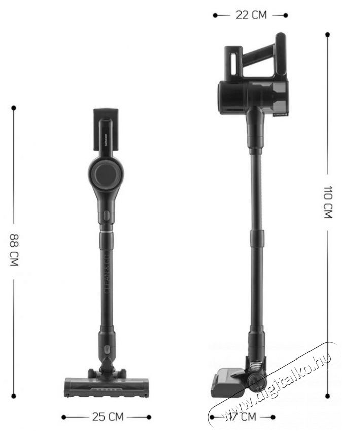 Sencor SVC 7221BK H&aacute;ztart&aacute;s / Otthon / K&uuml;lt&eacute;r - Porsz&iacute;v&oacute; / takar&iacute;t&oacute;g&eacute;p - K&eacute;zi / &aacute;ll&oacute; porsz&iacute;v&oacute; - 519136