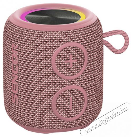 Sencor SIRIUS 2 Micro Rose Audio-Video / Hifi / Multimédia - Hordozható, vezeték nélküli / bluetooth hangsugárzó - Hordozható, vezeték nélküli / bluetooth hangsugárzó - 521419