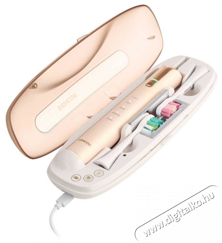 Sencor SOC 4111GD Elektromos fogkefe Sz&eacute;ps&eacute;g&aacute;pol&aacute;s / Eg&eacute;szs&eacute;g - Sz&aacute;j / fog &aacute;pol&aacute;s - Elektromos fogkefe - 525947