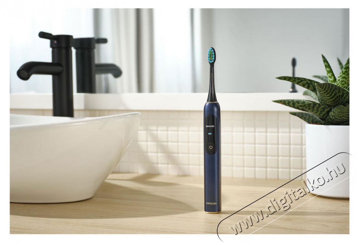 Sencor SOC 5010BL Elektromos fogkefe Sz&eacute;ps&eacute;g&aacute;pol&aacute;s / Eg&eacute;szs&eacute;g - Sz&aacute;j / fog &aacute;pol&aacute;s - Elektromos fogkefe - 525948