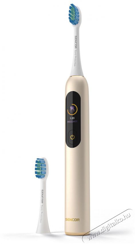 Sencor SOC 5011GD Elektromos fogkefe Sz&eacute;ps&eacute;g&aacute;pol&aacute;s / Eg&eacute;szs&eacute;g - Sz&aacute;j / fog &aacute;pol&aacute;s - Elektromos fogkefe - 525949