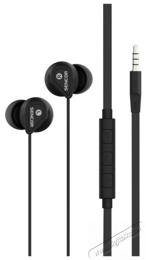 Sencor SEP 172 VCM fekete Audio-Video / Hifi / Multimédia - Fül és Fejhallgatók - Fülhallgató - 519139