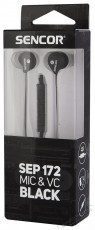 Sencor SEP 172 VCM fekete Audio-Video / Hifi / Multimédia - Fül és Fejhallgatók - Fülhallgató - 519139