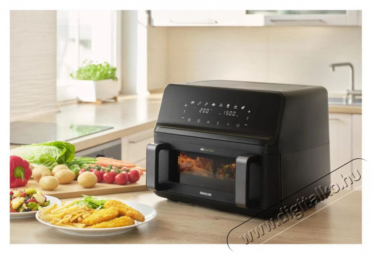 Sencor SFR 9650BK Konyhai term&eacute;kek - Konyhai kisg&eacute;p (s&uuml;t&eacute;s / főz&eacute;s / hűt&eacute;s / &eacute;telk&eacute;sz&iacute;t&eacute;s) - L&eacute;gkever&eacute;ses főzőg&eacute;p / elektromos kukta / multifunkci&oacute;s s&uuml;tő - 529995