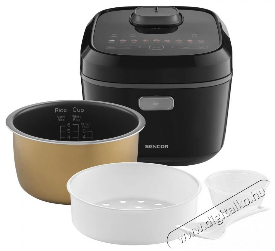 Sencor SRM 3900BK Konyhai term&eacute;kek - Konyhai kisg&eacute;p (s&uuml;t&eacute;s / főz&eacute;s / hűt&eacute;s / &eacute;telk&eacute;sz&iacute;t&eacute;s) - Rizsfőző - 530697