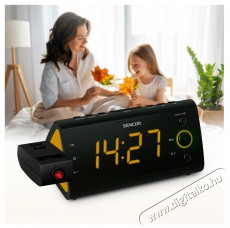 Sencor SRC 330OR rádiós ébresztőóra - narancs Audio-Video / Hifi / Multimédia - Rádió / órás rádió - Ébresztőórás rádió - 274596