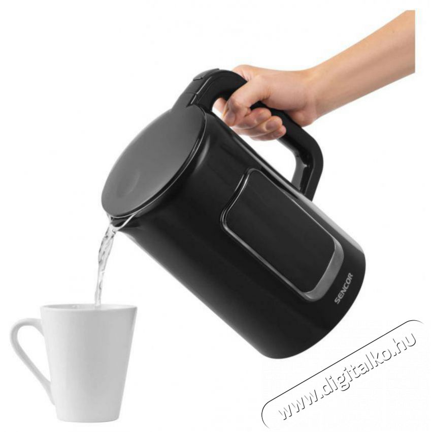 Sencor SWK 0951BK Konyhai term&eacute;kek - V&iacute;zforral&oacute; / teafőző - 513194