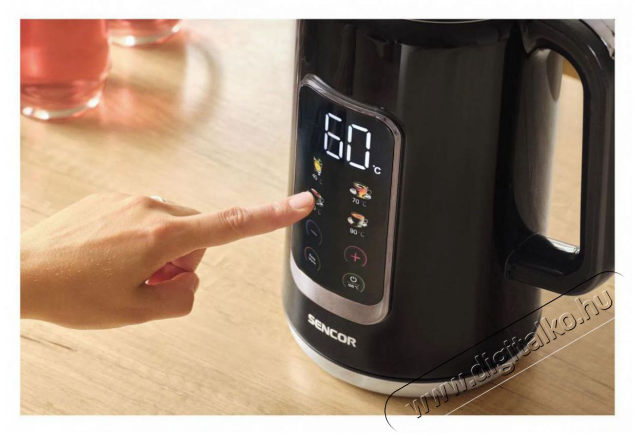 Sencor SWK 0951BK Konyhai term&eacute;kek - V&iacute;zforral&oacute; / teafőző - 513194