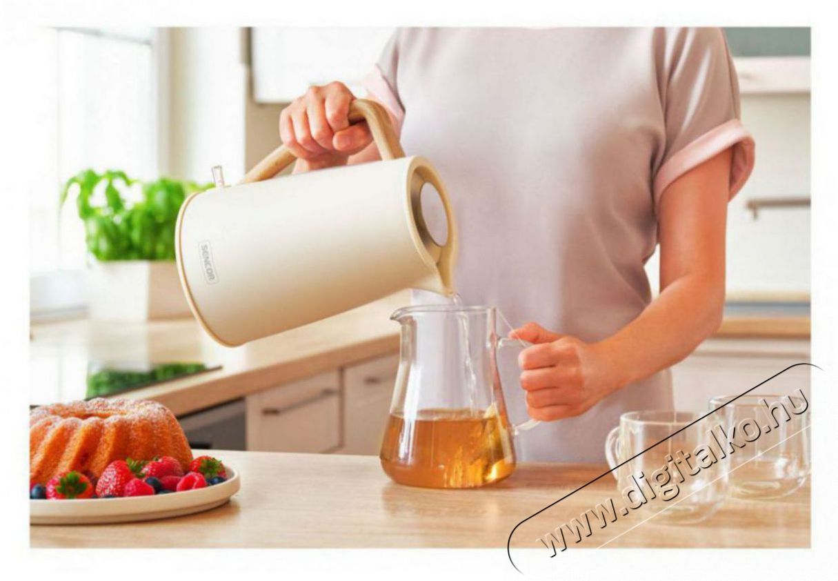 Sencor SWK 2717YG 1,7L-es rozsdamentesac&eacute;l v&iacute;zforral&oacute; Konyhai term&eacute;kek - V&iacute;zforral&oacute; / teafőző - 502168