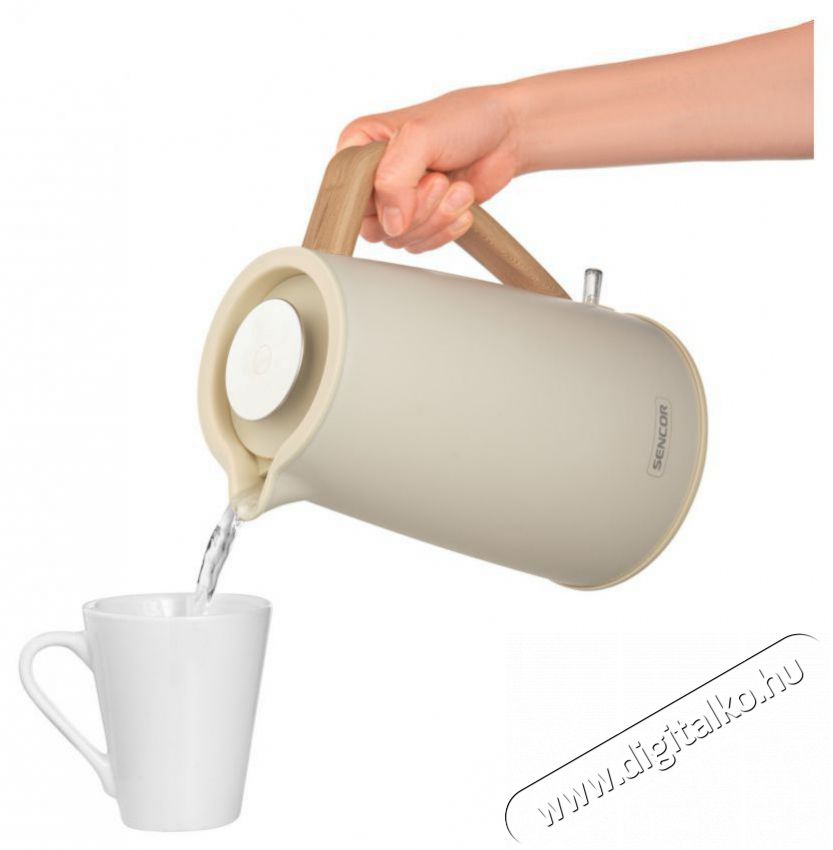 Sencor SWK 2717YG 1,7L-es rozsdamentesac&eacute;l v&iacute;zforral&oacute; Konyhai term&eacute;kek - V&iacute;zforral&oacute; / teafőző - 502168