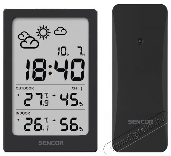 Sencor SWS 2300 B Időj&aacute;r&aacute;s &aacute;llom&aacute;s H&aacute;ztart&aacute;s / Otthon / K&uuml;lt&eacute;r - Lak&aacute;sfelszerel&eacute;s - Időj&aacute;r&aacute;s &aacute;llom&aacute;s - 531057