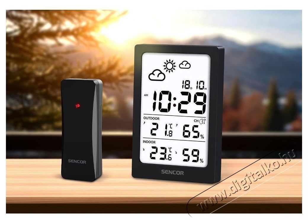 Sencor SWS 2300 B Időj&aacute;r&aacute;s &aacute;llom&aacute;s H&aacute;ztart&aacute;s / Otthon / K&uuml;lt&eacute;r - Lak&aacute;sfelszerel&eacute;s - Időj&aacute;r&aacute;s &aacute;llom&aacute;s - 531057