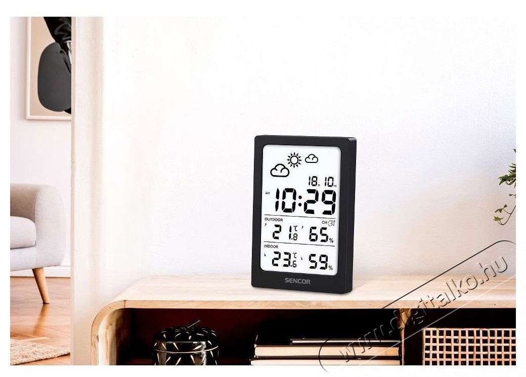 Sencor SWS 2300 B Időj&aacute;r&aacute;s &aacute;llom&aacute;s H&aacute;ztart&aacute;s / Otthon / K&uuml;lt&eacute;r - Lak&aacute;sfelszerel&eacute;s - Időj&aacute;r&aacute;s &aacute;llom&aacute;s - 531057