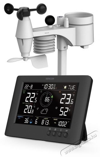 Sencor SWS 9500 Meteorol&oacute;giai &aacute;llom&aacute;s H&aacute;ztart&aacute;s / Otthon / K&uuml;lt&eacute;r - Lak&aacute;sfelszerel&eacute;s - Időj&aacute;r&aacute;s &aacute;llom&aacute;s - 531099