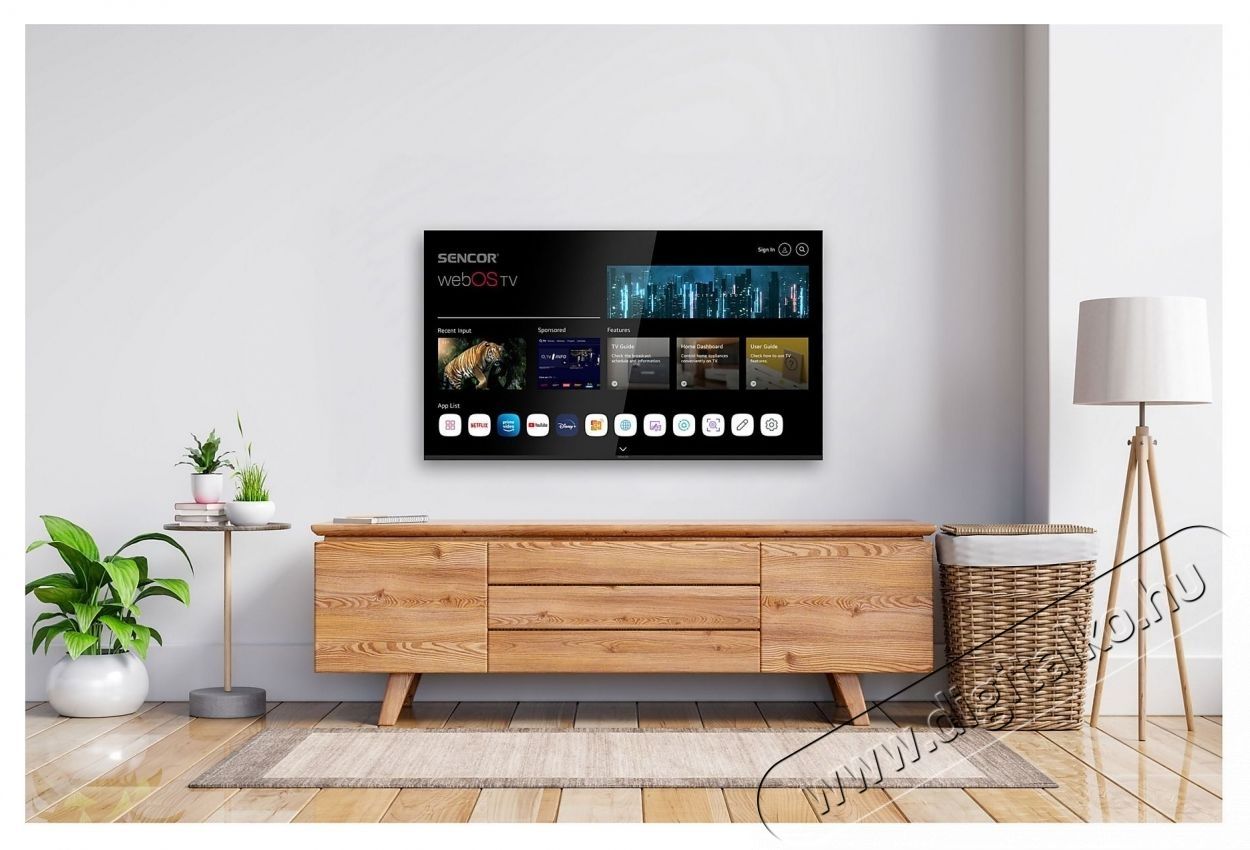 Sencor SLE 43FS803B WEBOS SMART TV Telev&iacute;zi&oacute;k - LED telev&iacute;zi&oacute; - 1080p Full HD felbont&aacute;s&uacute; - 531551