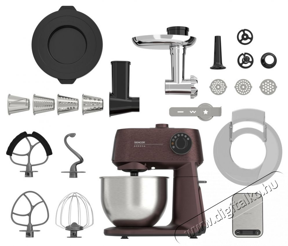 Sencor STM 7630RS GORDON Kony. Robotg&eacute;p Konyhai term&eacute;kek - Konyhai kisg&eacute;p (elők&eacute;sz&iacute;t&eacute;s / feldolgoz&aacute;s) - Konyhai robotg&eacute;p - 531557