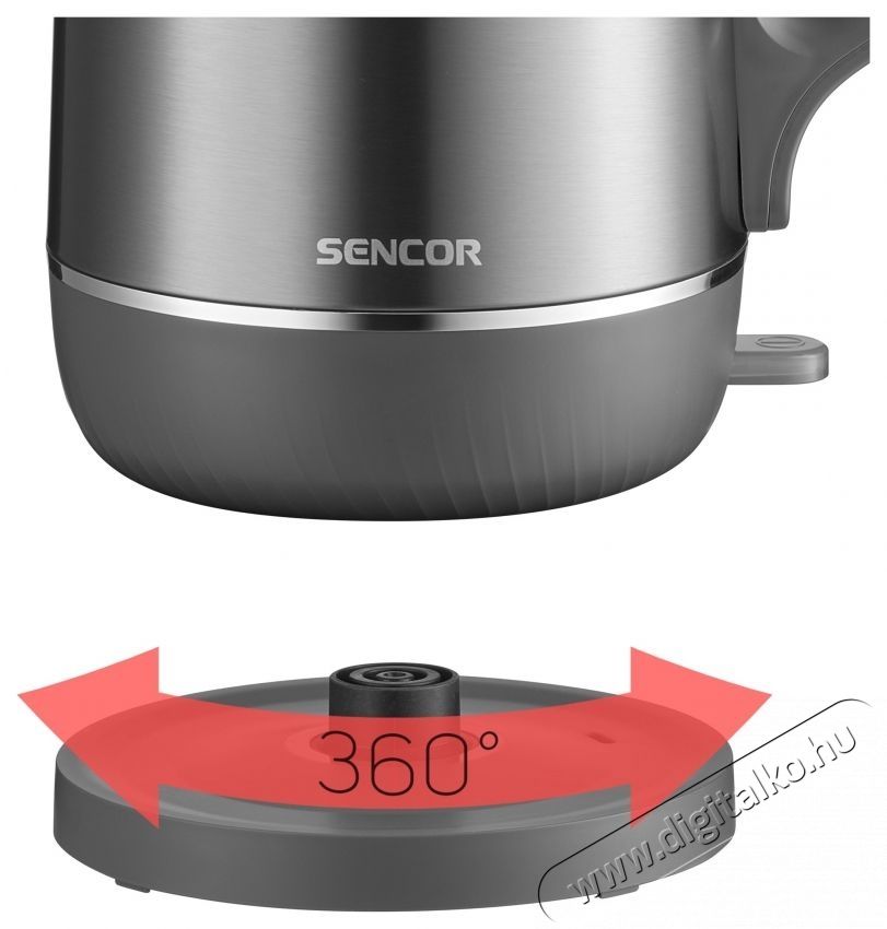 Sencor SWK 0800GY V&iacute;zforral&oacute; 1,7L Konyhai term&eacute;kek - V&iacute;zforral&oacute; / teafőző - 531555