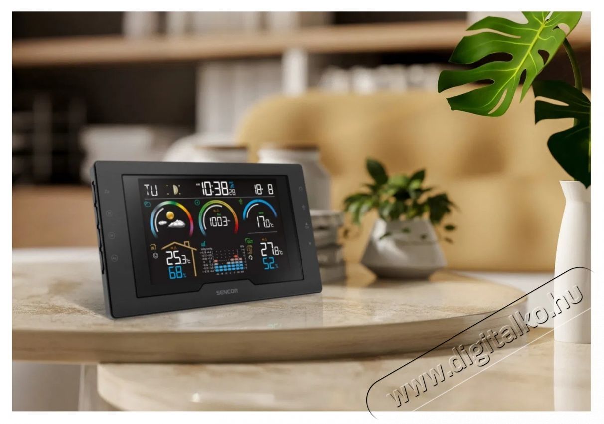 Sencor SWS 8000 Időj&aacute;r&aacute;s &aacute;llom&aacute;s H&aacute;ztart&aacute;s / Otthon / K&uuml;lt&eacute;r - Lak&aacute;sfelszerel&eacute;s - Időj&aacute;r&aacute;s &aacute;llom&aacute;s - 531587