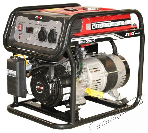 SENCI SC-4000 gener&aacute;tor, 3800 W, 230 V, Benzines H&aacute;ztart&aacute;s / Otthon / K&uuml;lt&eacute;r - Szersz&aacute;m - &Aacute;ramfejlesztő - 535699