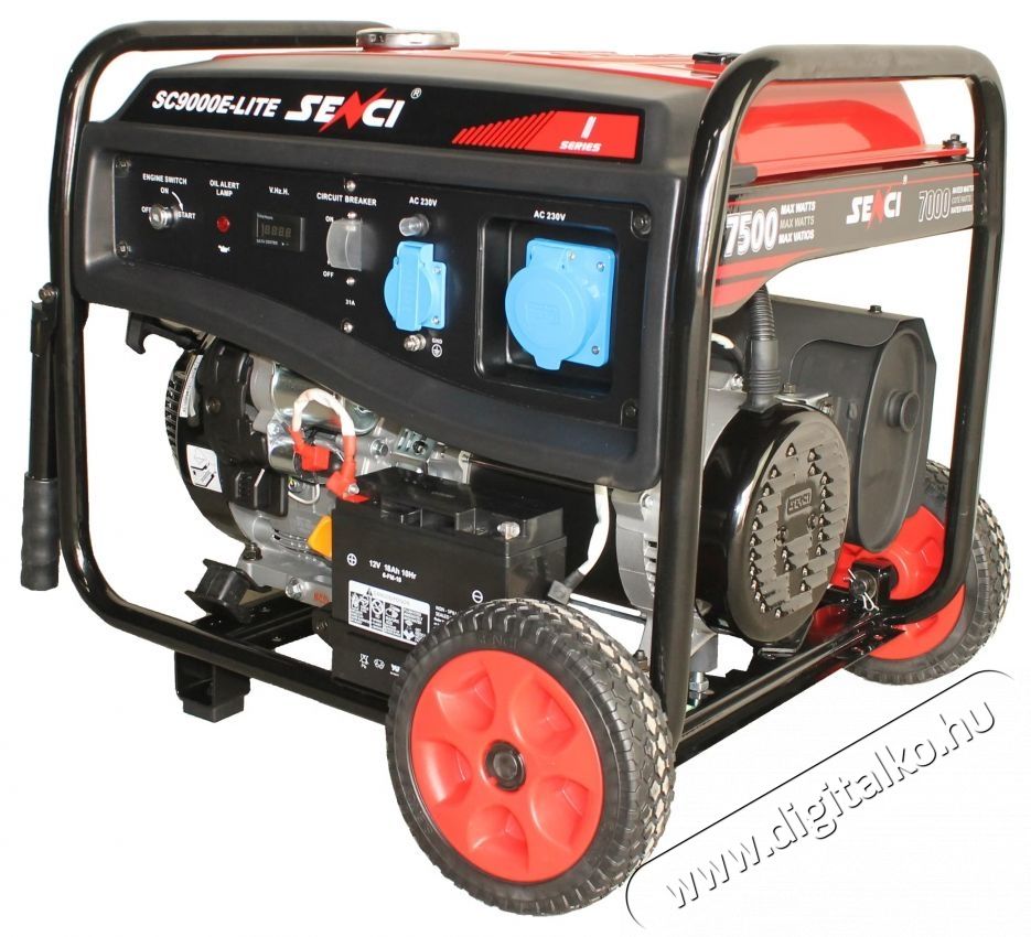 SENCI SC-9000 E-LITE Elektromos gener&aacute;tor H&aacute;ztart&aacute;s / Otthon / K&uuml;lt&eacute;r - Szersz&aacute;m - &Aacute;ramfejlesztő - 535700