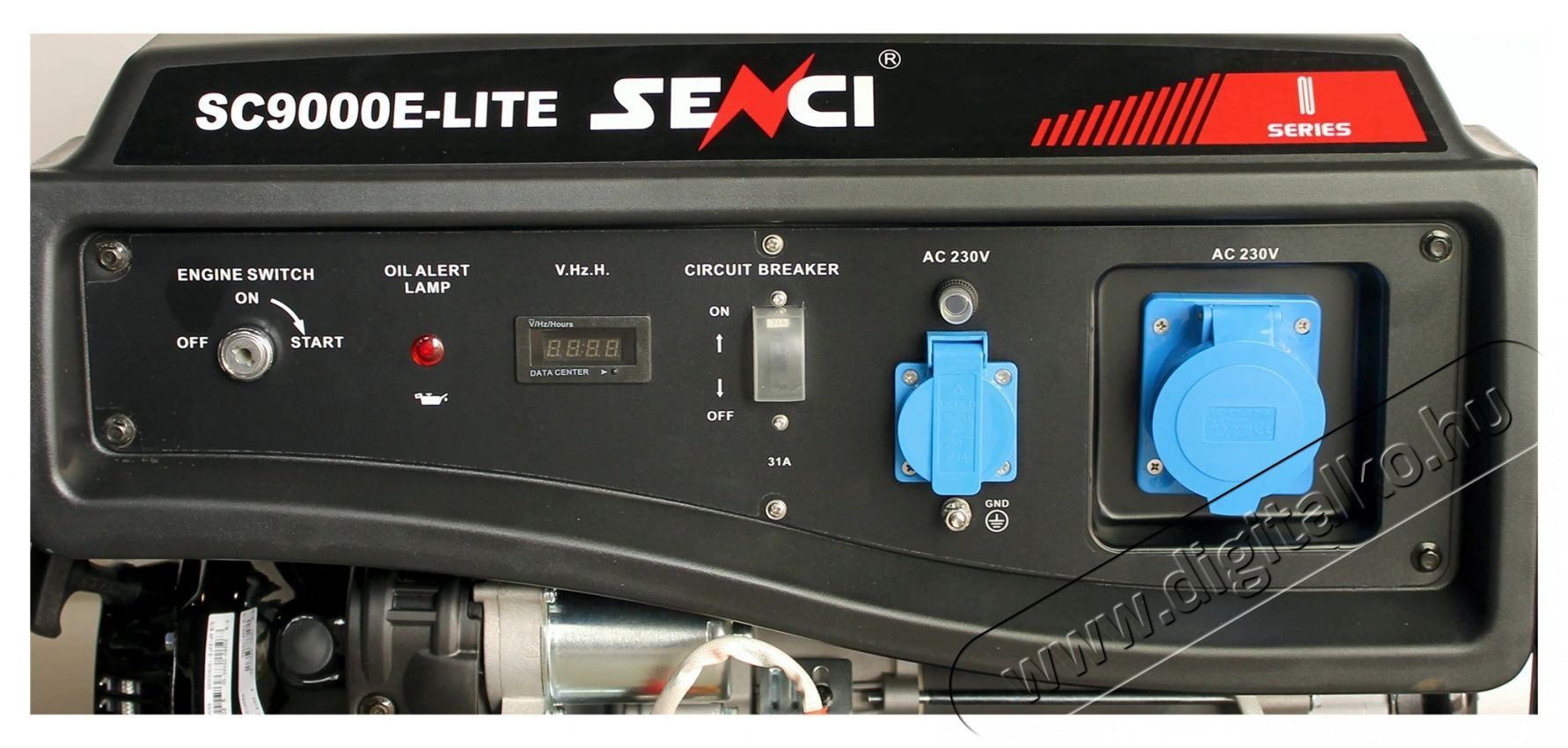 SENCI SC-9000 E-LITE Elektromos gener&aacute;tor H&aacute;ztart&aacute;s / Otthon / K&uuml;lt&eacute;r - Szersz&aacute;m - &Aacute;ramfejlesztő - 535700