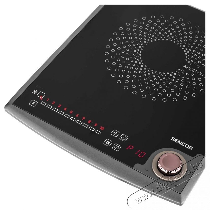 Sencor SCP 3414GY Konyhai term&eacute;kek - S&uuml;tő-főzőlap, tűzhely (szabadon&aacute;ll&oacute;) - Indukci&oacute;s főzőlap (szabadon&aacute;ll&oacute;) - 530663