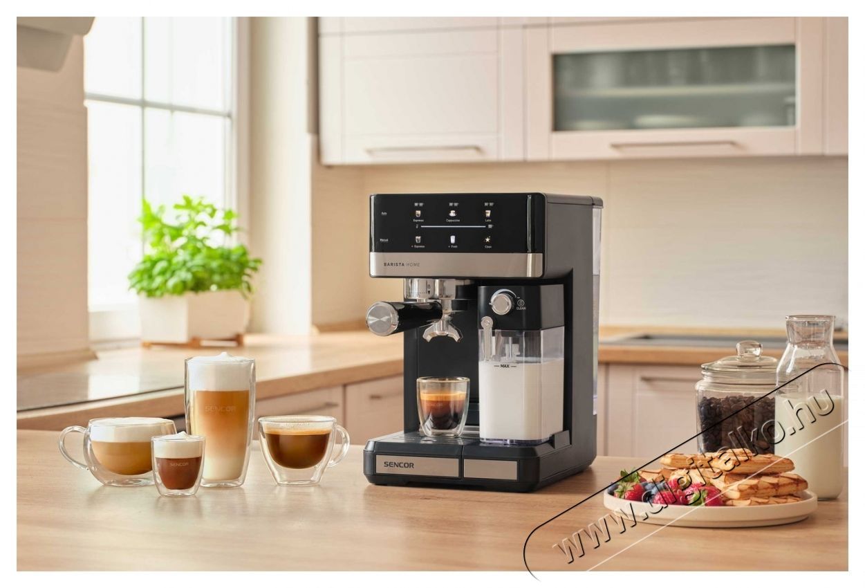 Sencor SES 4060BK Espresso k&aacute;v&eacute;főző Konyhai term&eacute;kek - K&aacute;v&eacute;főző / k&aacute;v&eacute;&ouml;rlő / kieg&eacute;sz&iacute;tő - Pressz&oacute; k&aacute;v&eacute;főző - 537614