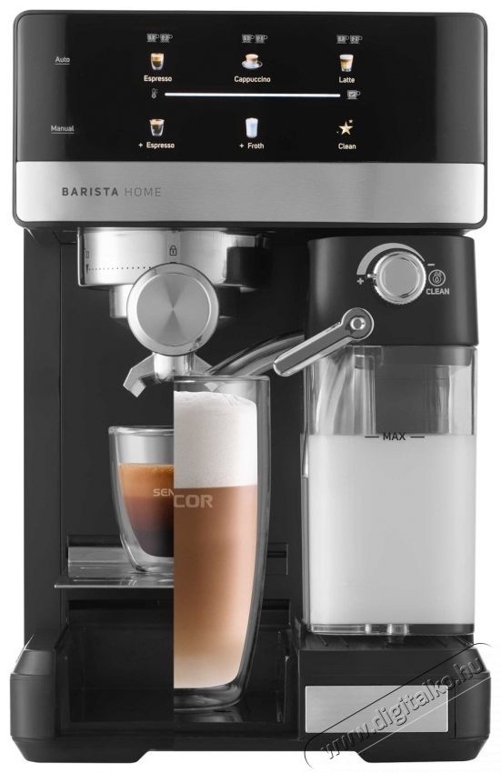 Sencor SES 4060BK Espresso k&aacute;v&eacute;főző Konyhai term&eacute;kek - K&aacute;v&eacute;főző / k&aacute;v&eacute;&ouml;rlő / kieg&eacute;sz&iacute;tő - Pressz&oacute; k&aacute;v&eacute;főző - 537614
