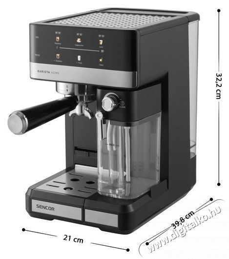 Sencor SES 4060BK Espresso k&aacute;v&eacute;főző Konyhai term&eacute;kek - K&aacute;v&eacute;főző / k&aacute;v&eacute;&ouml;rlő / kieg&eacute;sz&iacute;tő - Pressz&oacute; k&aacute;v&eacute;főző - 537614